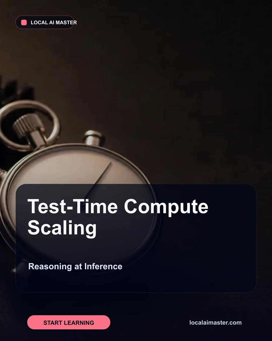 A stopwatch leaning against a black heatsink