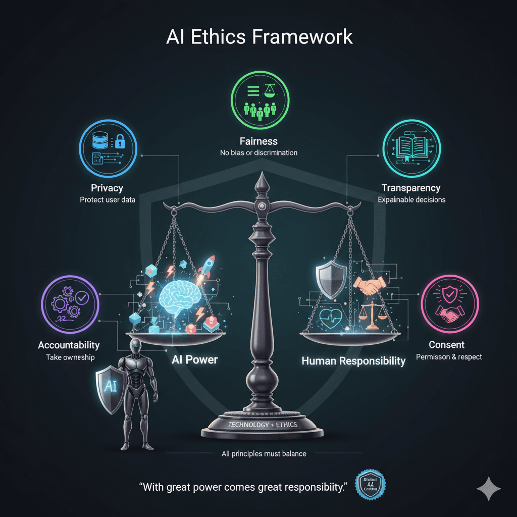 AI Ethics Framework - Balancing AI Power and Human Responsibility