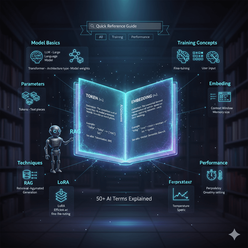 AI Quick Reference Guide - 50+ Essential AI Terms Explained