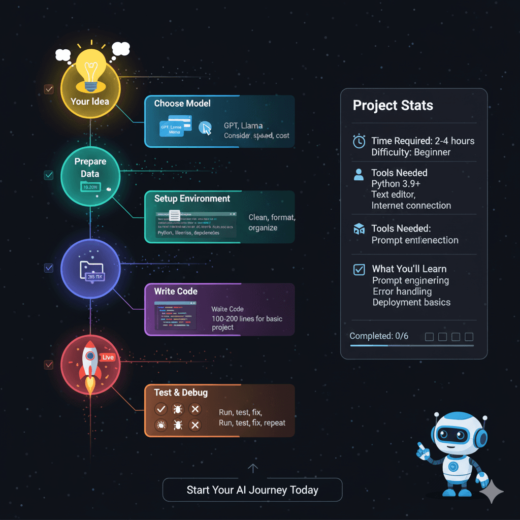 AI Project Workflow - From Idea to Deployment