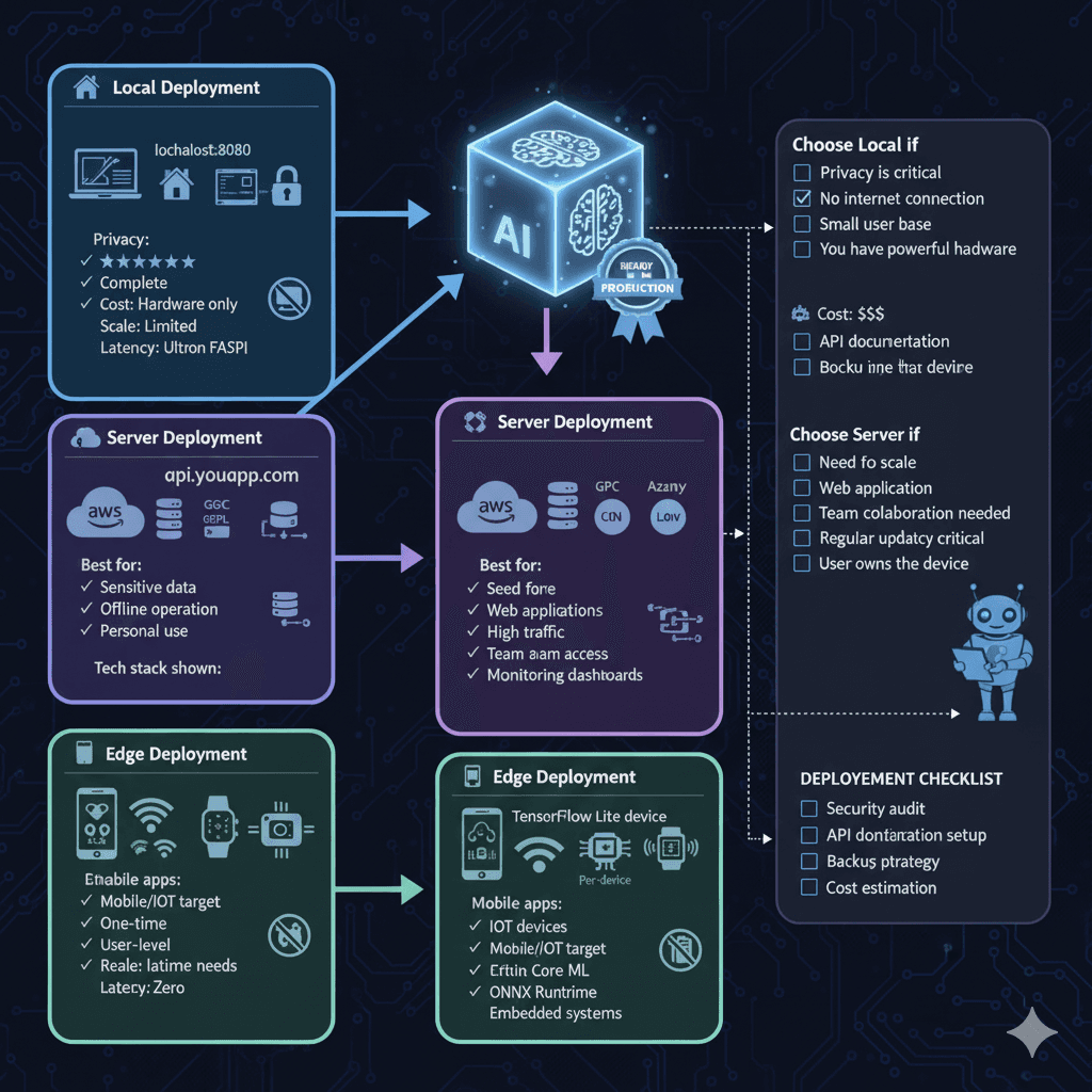 AI Deployment Patterns - Local, Server, and Edge Options