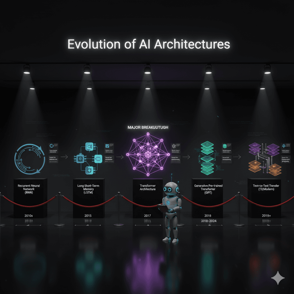 Evolution of AI Architectures - From RNN to Modern Transformers