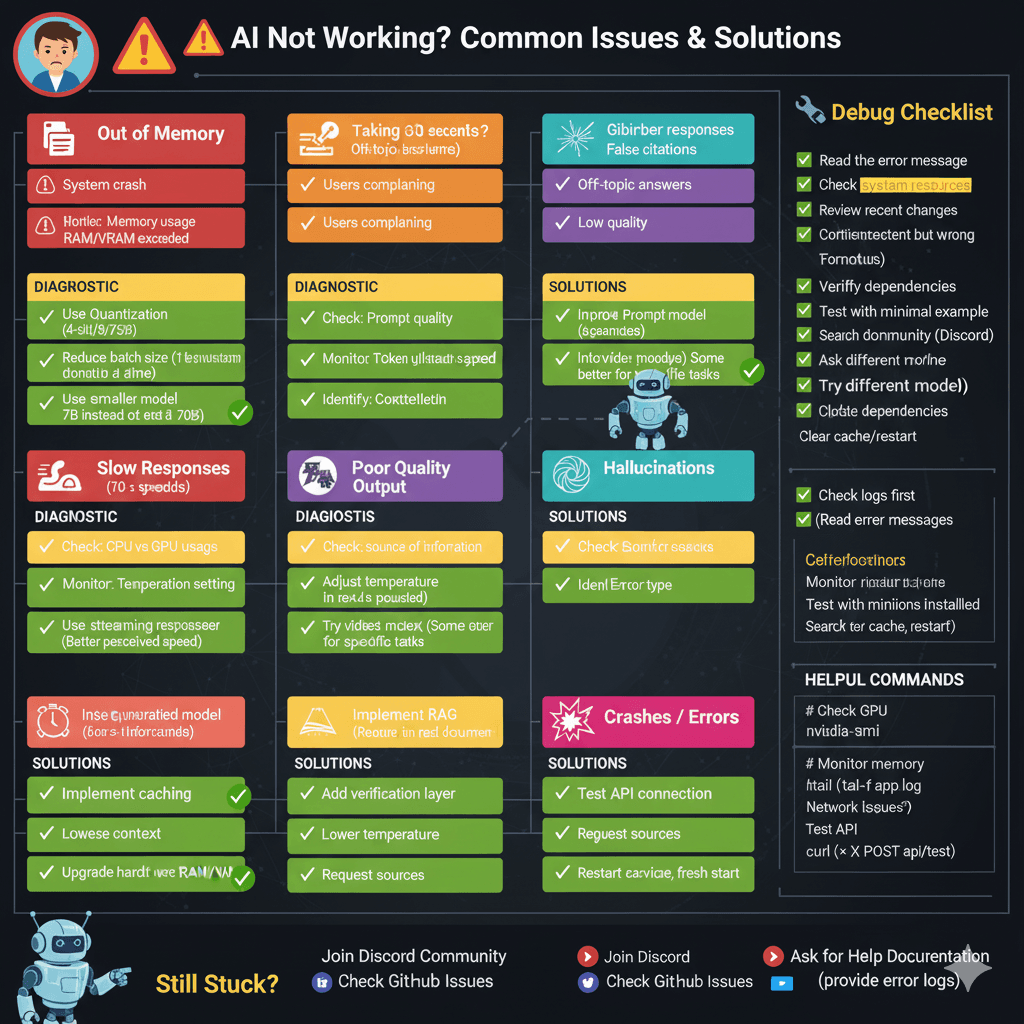 AI Troubleshooting Guide - Common Issues and Solutions