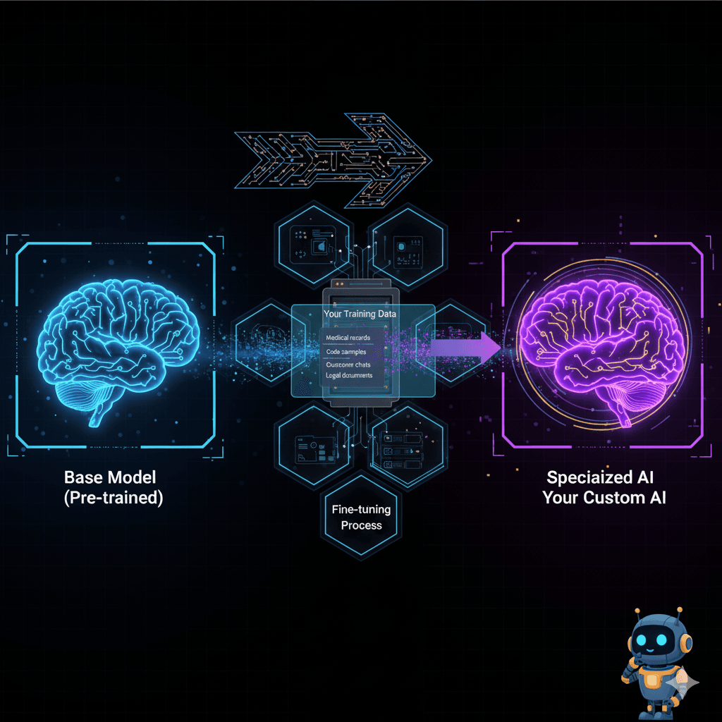 Fine-tuning Process - From Base Model to Specialized AI