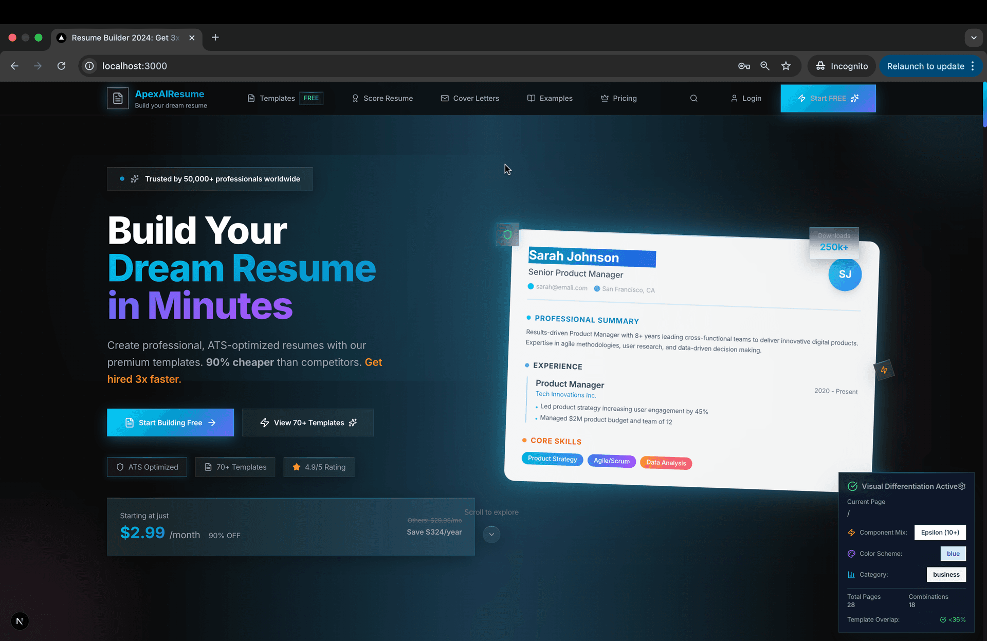 Complete platform features