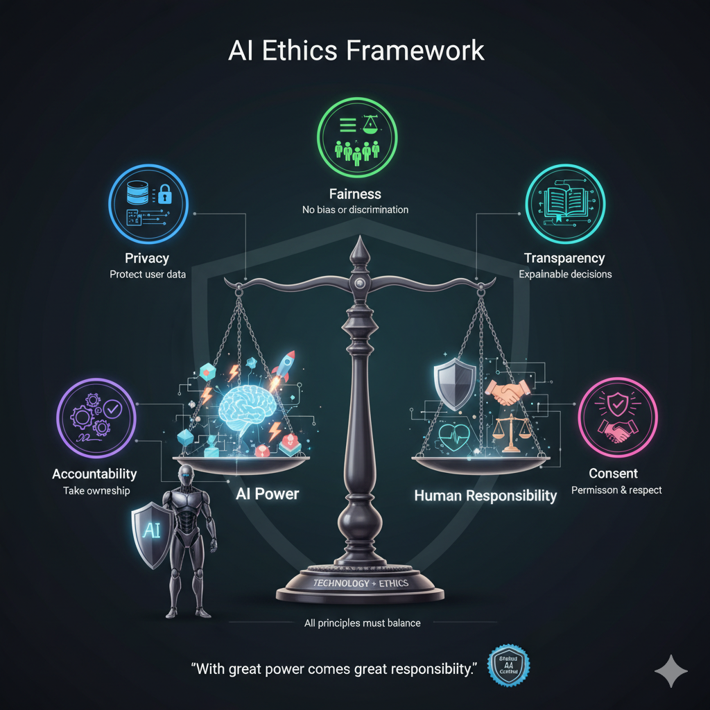 AI Ethics Framework - Balancing AI Power and Human Responsibility