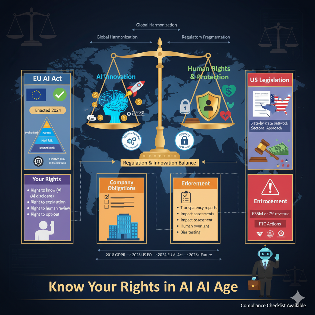 AI Legal Framework - Balancing Innovation and Human Rights with Global Regulations