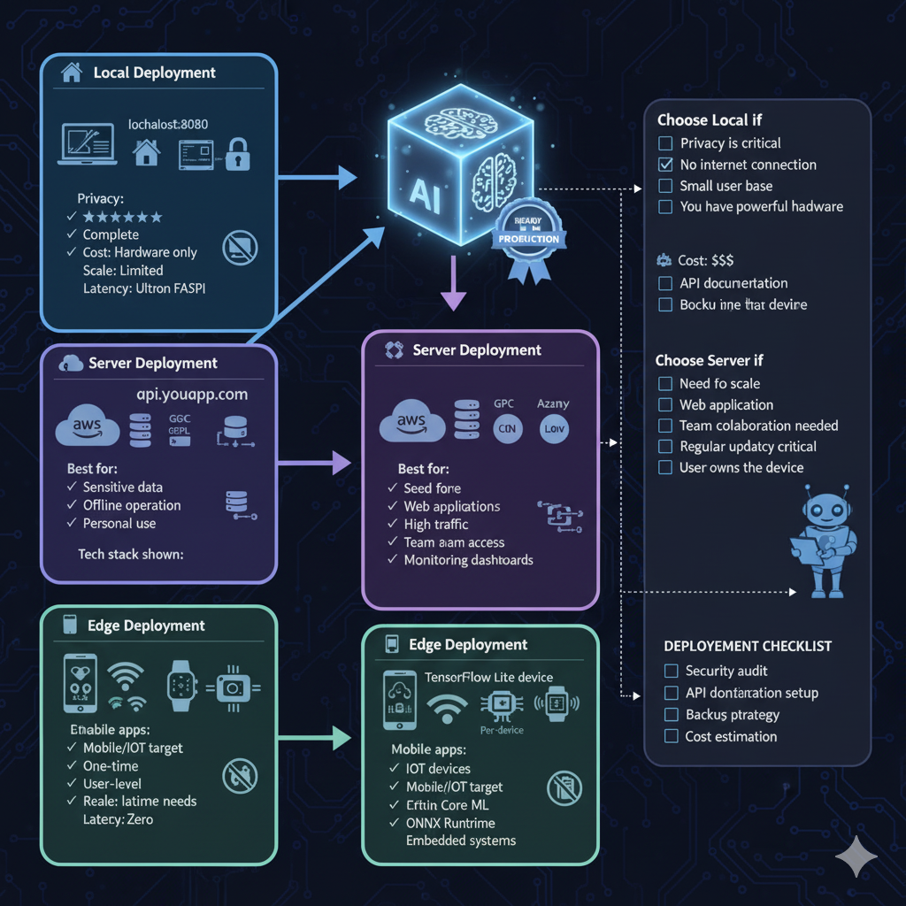 AI Deployment Patterns - Local, Server, and Edge Options