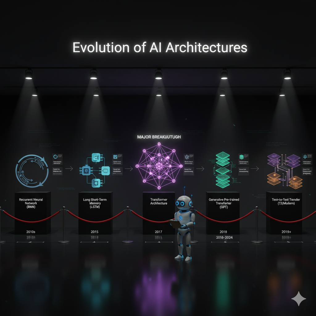 Evolution of AI Architectures - From RNN to Modern Transformers