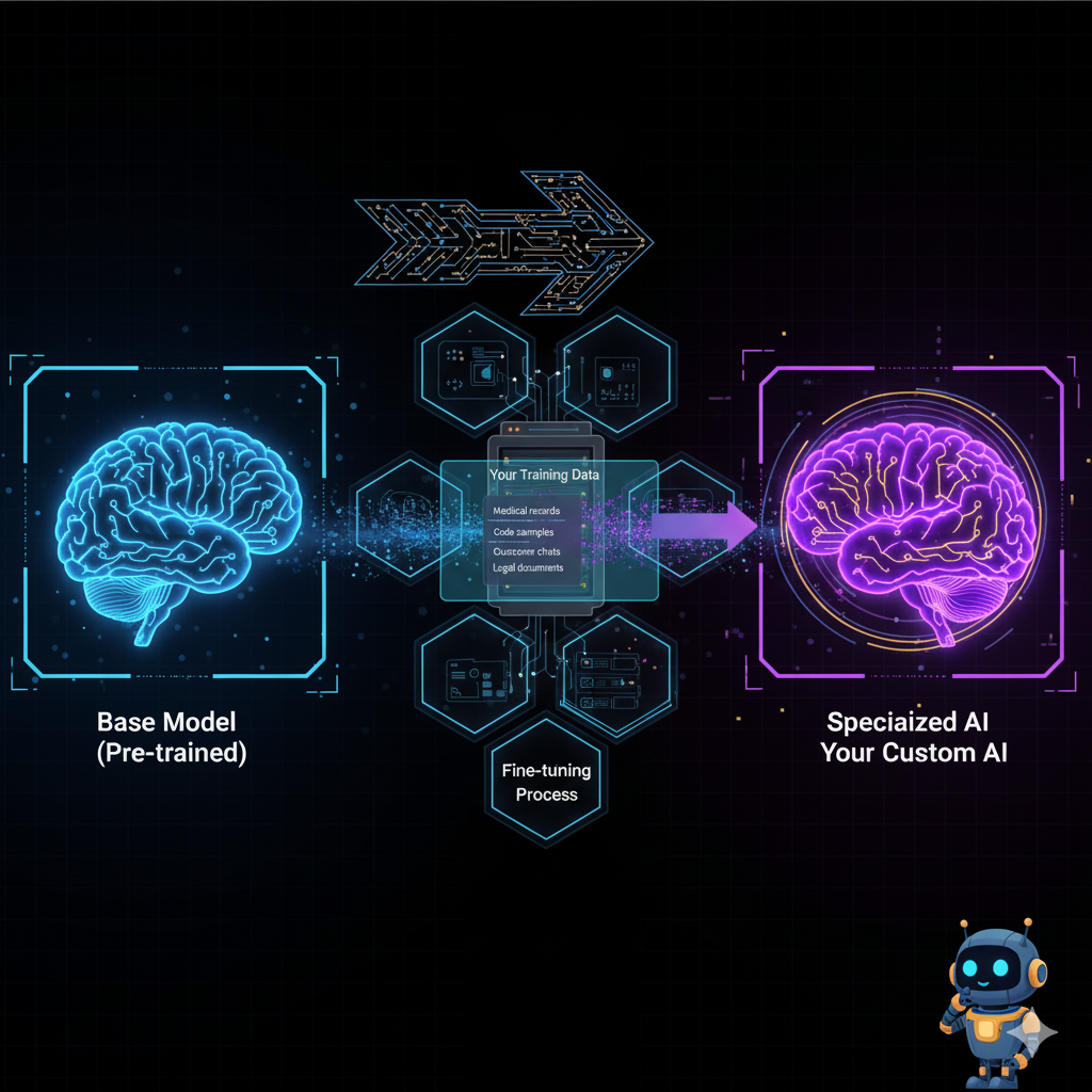 Fine-tuning Process - From Base Model to Specialized AI
